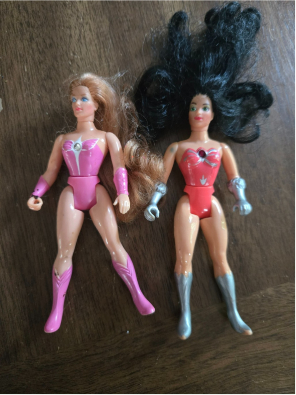 Vintage 1984 Mattel She-Ra Princess of Power CATRA & QUEEN ANGELLA Figures Lot
